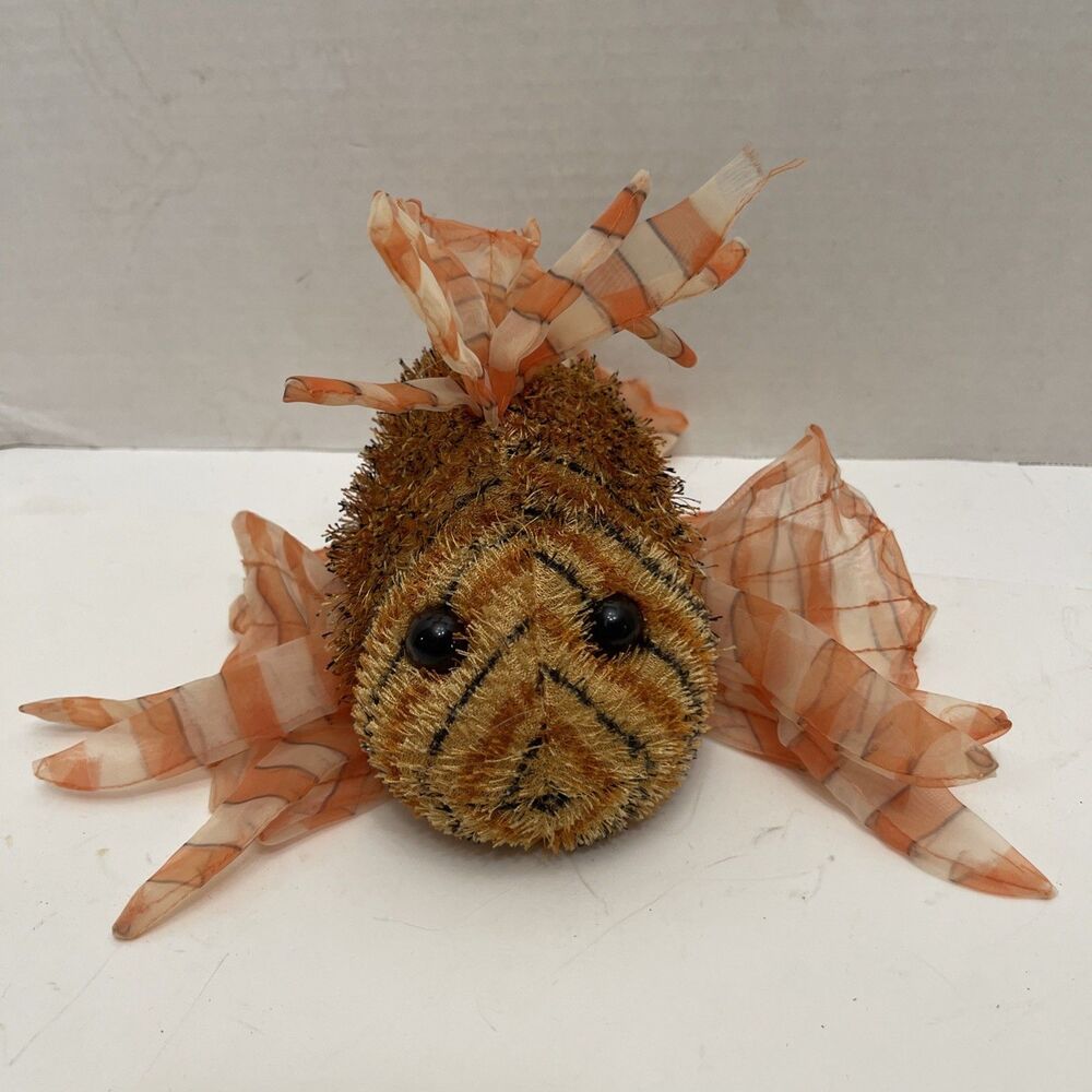 Ganz Webkinz 11" LIONFISH HM355 Plush Stuffed Animal Cool Fish Lion No Code